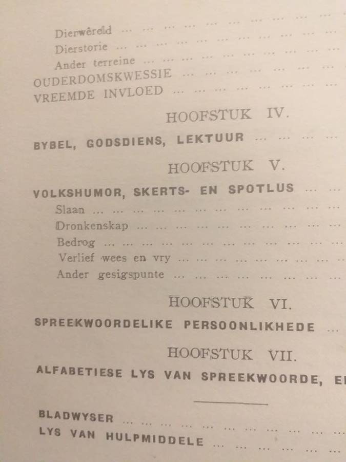 Afrikaanse Spreekwoorde en Verwante vorme (DF Malherbe) ***LEESKOPIE***