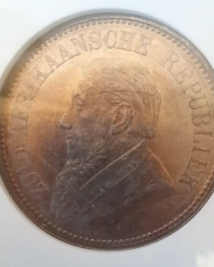 1897 ZAR NGC 2.5 Shilling MS63