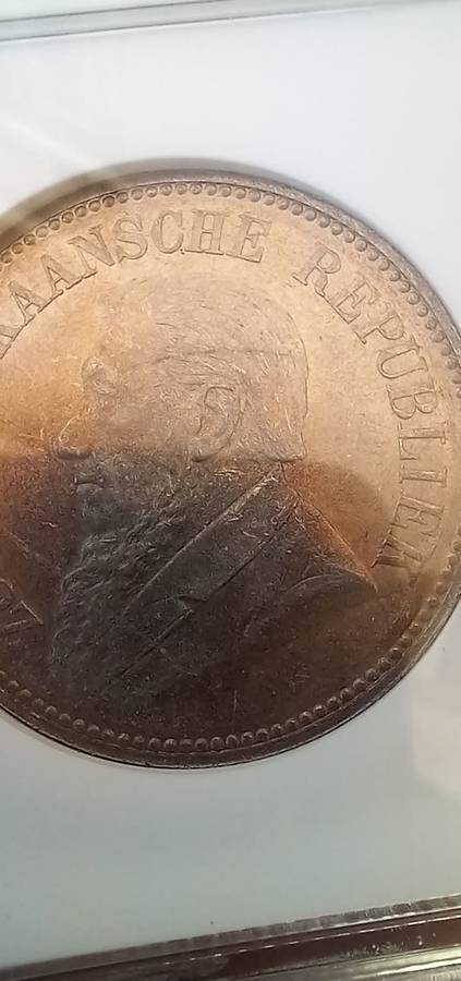 1897 ZAR NGC 2.5 Shilling MS63