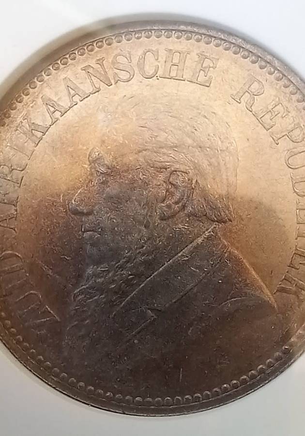 1897 ZAR NGC 2.5 Shilling MS63