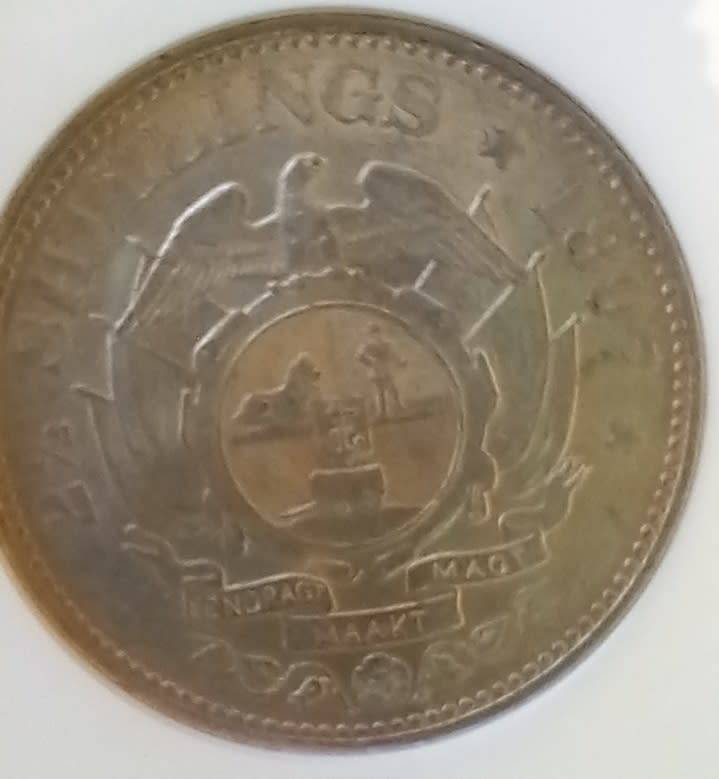 1897 ZAR NGC 2.5 Shilling MS63