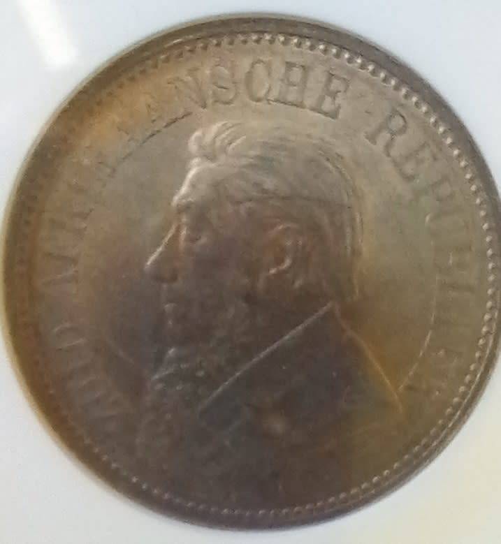 1897 ZAR NGC 2.5 Shilling MS63