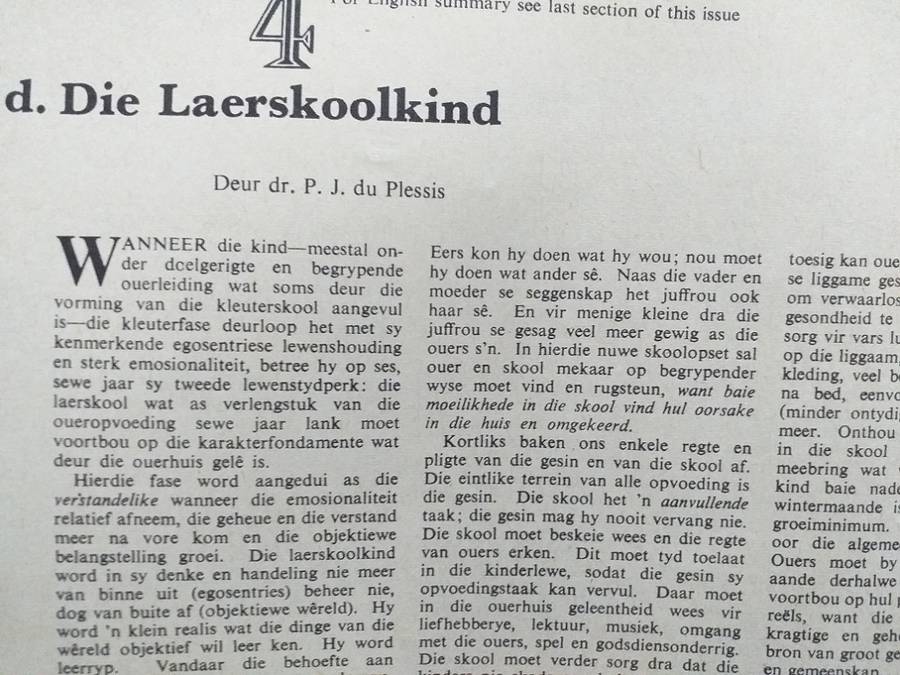 Lantern Tydskrif Magazine Apr 1960 vol 9 nr 4 Tema Huisgesinne