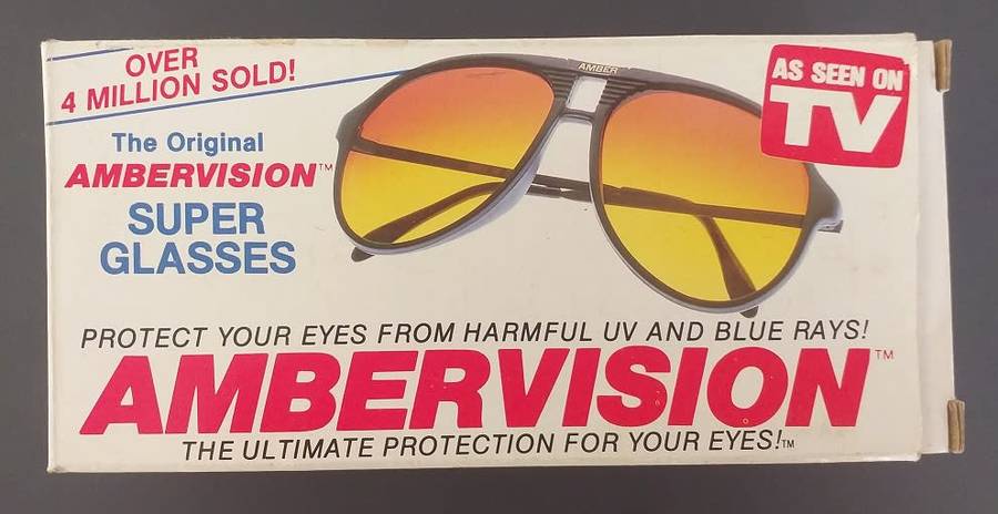 Ambervision - 1980s new old stock retro sunglasses