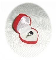 Ladies Black CZ 925 Sterling Silver Ring - Size 19