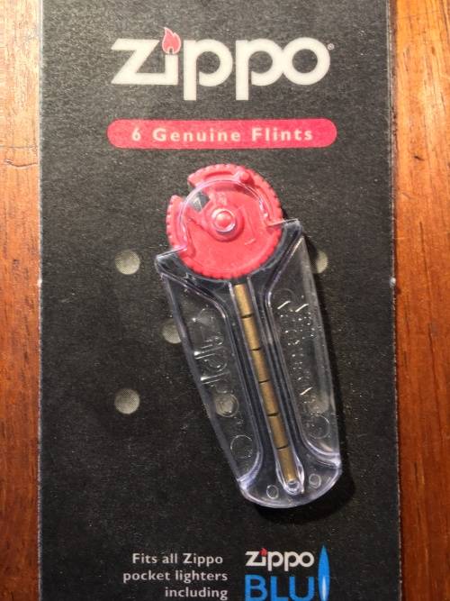 Zippo flints