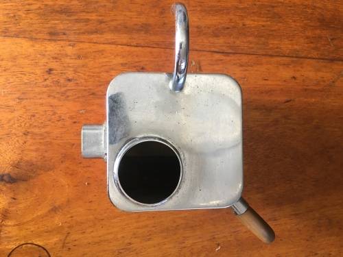 Art deco style chrome kettle for spares