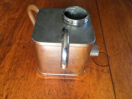 Art deco style chrome kettle for spares