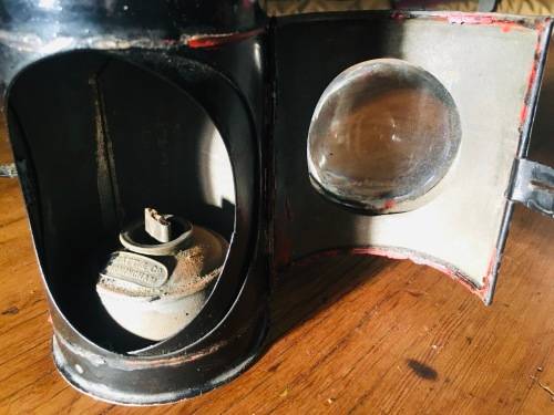 Bullseye police lantern - Victorian era