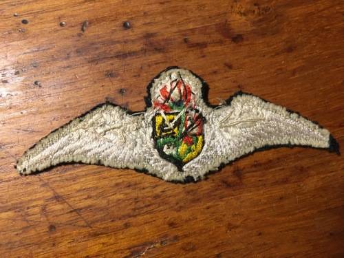 SA pilot`s wings silk embroidered - 1923 - 1960
