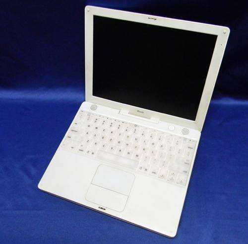 Apple iBook A1005 G3 (800Mhz, 384MB, 30GB, OSX 10.3.9, Office X) ATI Radeon 7500 - FREE SHIPPING