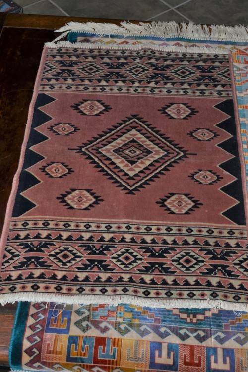 2 X Rugs  (Possibly silk)