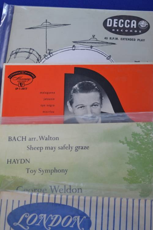 Vintage classical Music Seven Single Vinyl Records VGC x 10