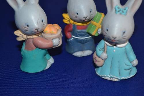 Set of three Bunny Models