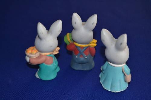 Set of three Bunny Models