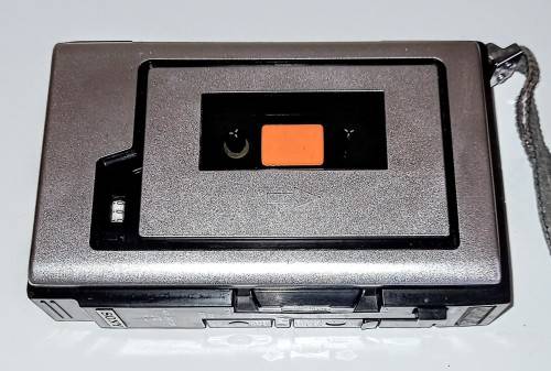 Vintage Sony TC-44 Cassette Player and Recorder in Working Condition.  17cm x 11cm x 5cm