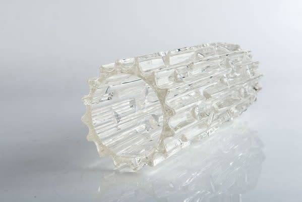 Art Glass. Mid-Century Czech Glass Vase by Frantisek Vizner, 1960s