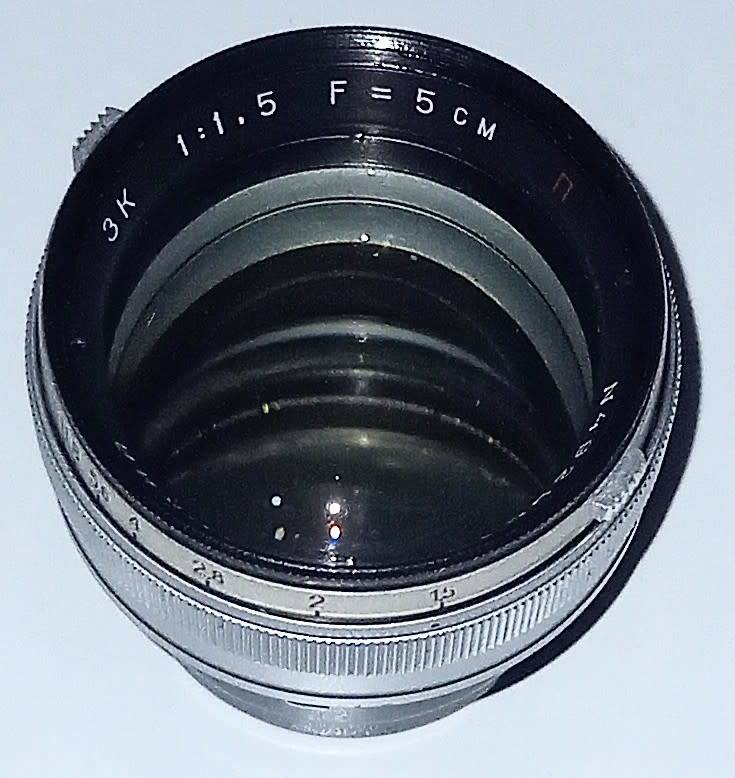 Zorki USSR 3k 5cm f1.5 Red P Lens