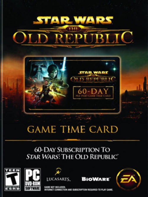 Star Wars: The Old Republic 60 Day Playtime - South Africa (Digital Code Delivery Via Email)