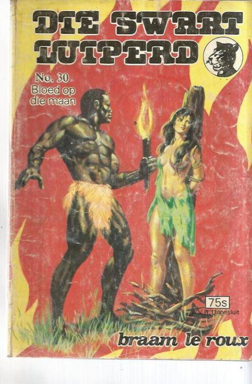 Bloed op die maan - Braam Le Roux - Sirkel uitgawe - Swart Luiperd no 30