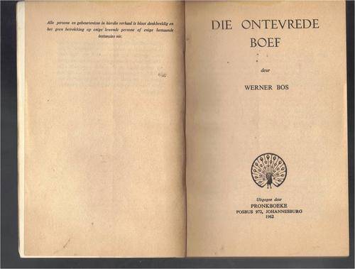afrikaanse boeke - perde wedrenne - avontuur kaptein Bosluis van Wyk