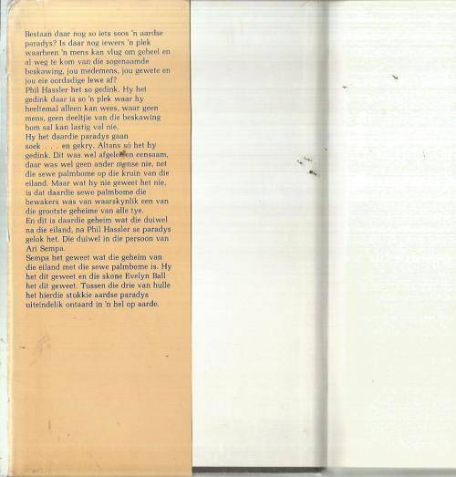 Oorlogvoering op die sewe palms - Heinz G Konsalik -  1978 - Avontuur verhaal