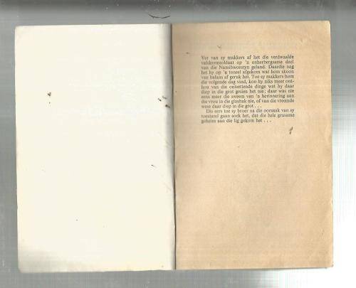 Adriaan Stemmet - Onvergeetlike nag - 1962 - Pronk boek - Avontuurverhaal