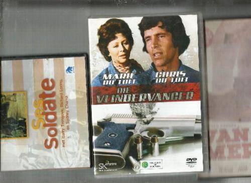 Afrikaanse DVD x 3 - Vlindervanger / Ses Soldate / Van der Merwe