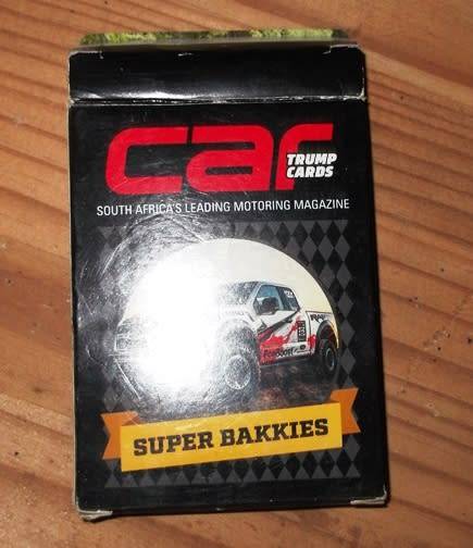 Set of CAR Magazine Trump cards - SUPER Bakkies ( Trading Cards)