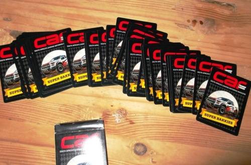 Set of CAR Magazine Trump cards - SUPER Bakkies ( Trading Cards)
