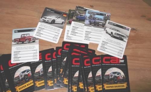 Set of CAR Magazine Trump cards - SUPER Bakkies ( Trading Cards)