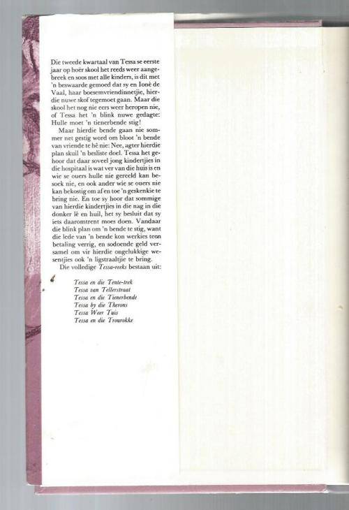 Tessa en die Tienerbende - Elizabeth Stander - 1983 - nr 3 in Tessa reeks vir meisies