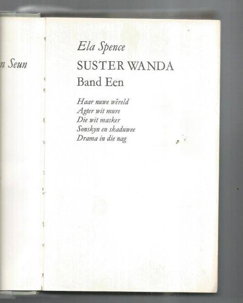 Suster Wanda Band 1 - Ela Spence  - 5 Titles in Florence Nightingale reeks