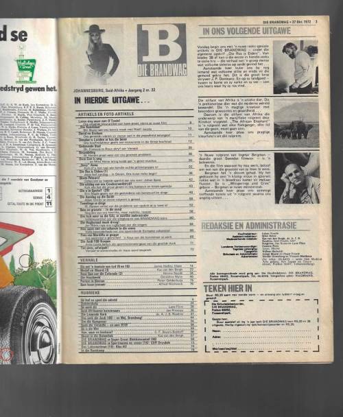Brandwag Tydskrif - 27 Oktober 1972 - Sien scans