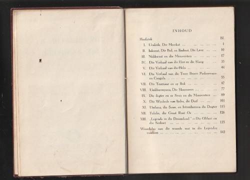 Towerbeelde by die aandvuur - Pieter E Erasmus - (50`s druk?) - Skaars Zoeloe legendes en verhale