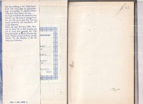 Berg van Geheime - Pieter Pieterse - Jeug avontuur