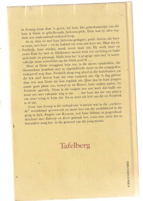 Gesie van Sonsig - Engela van Rooyen (k5) - Gesie Reeks