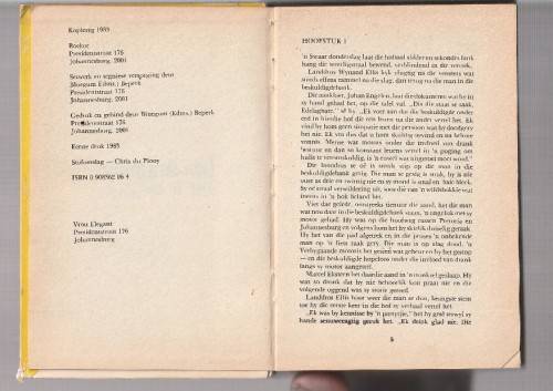 Dubbelroman  - Len Anthony - ver le die more / Nada de Villiers - Skepe in die nag (c1)