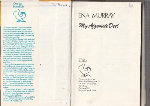 My Afgemete deel - Ena Murray (c3) Roman