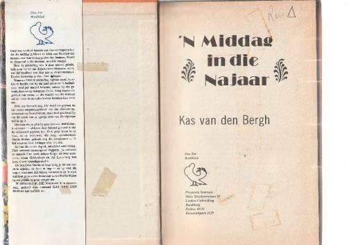 n Middag in die najaar - Kas van den Bergh - (c6) - Spanningsverhaal