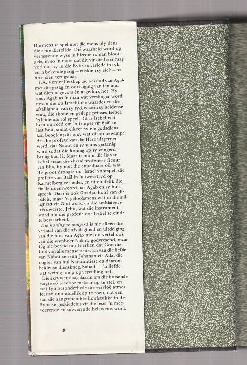 Die koning se Wingerd - FA Venter (c6) - Verhaal van Nabot se wingerd