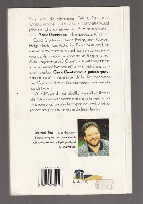 Gawie Grootwoord - Barend Vos - Humor uit die pastorie (k4)