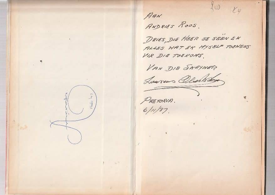 Lekkerlagstories uit Toeka se dae - Lourens Oberholzer (k5) Humor uit toeka