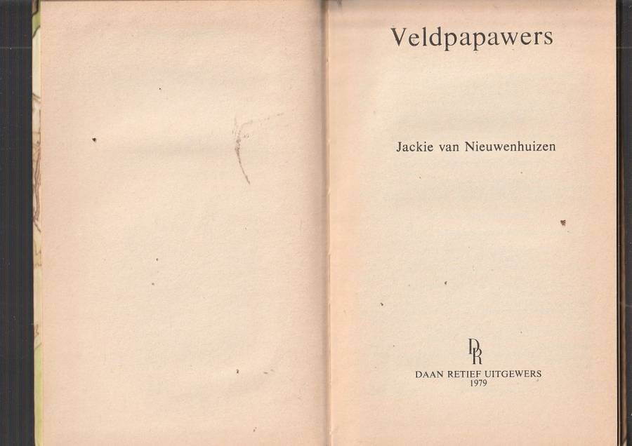 Veldpapawers - Jackie van Nieuwenhuizen - Roman