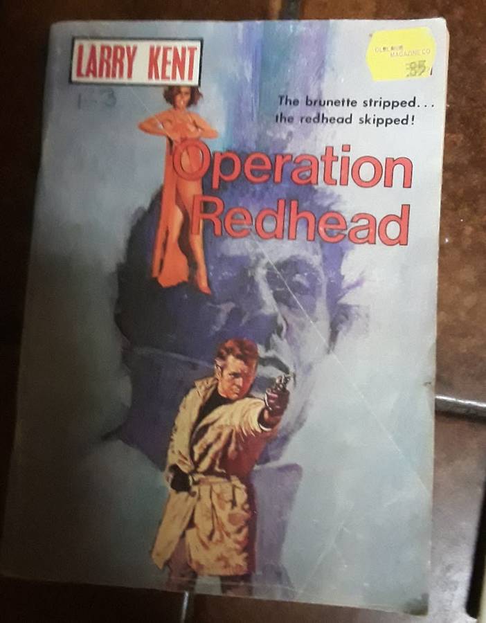 Larry Kent crime thrillers lot of 3 see scans for titels