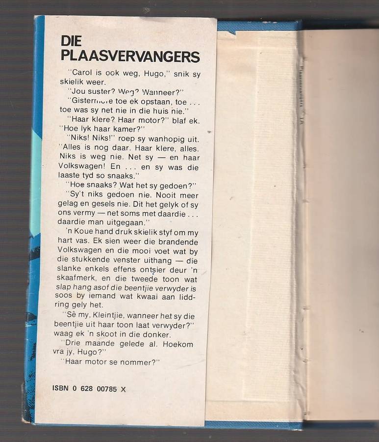 Die Plaasvervangers - ID Lamprecht (f) Klub707 Hugo Storm reeks