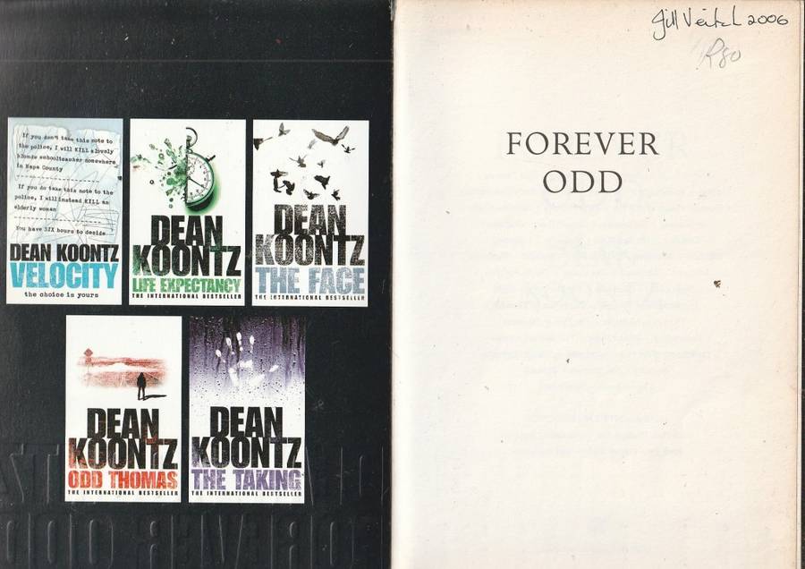 Forever Odd - Dean Koontz (D) horror thriller
