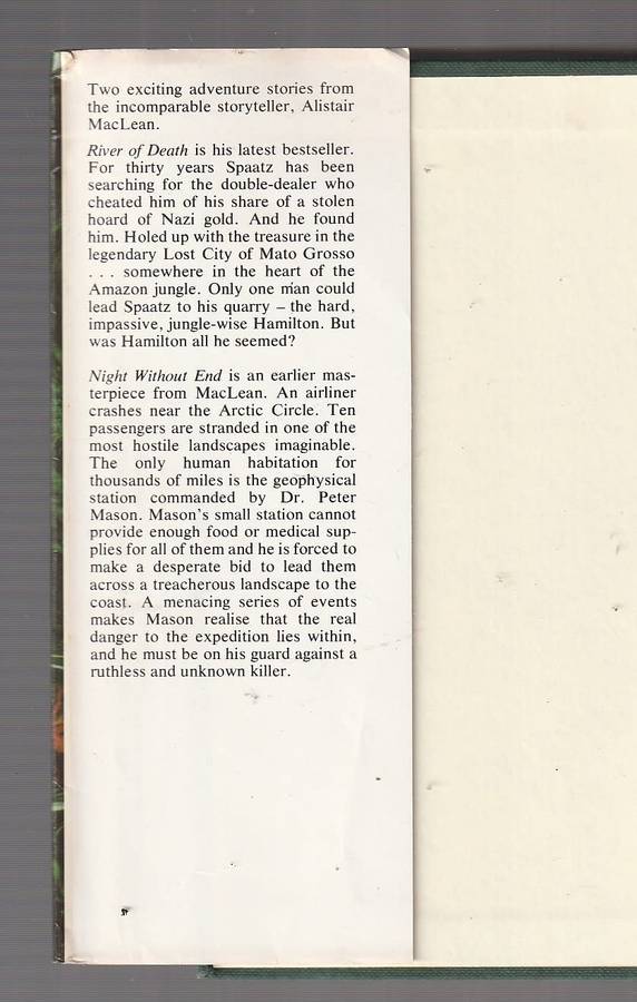 Alistair MaClean Omnibus (b) River of Death & Night without end