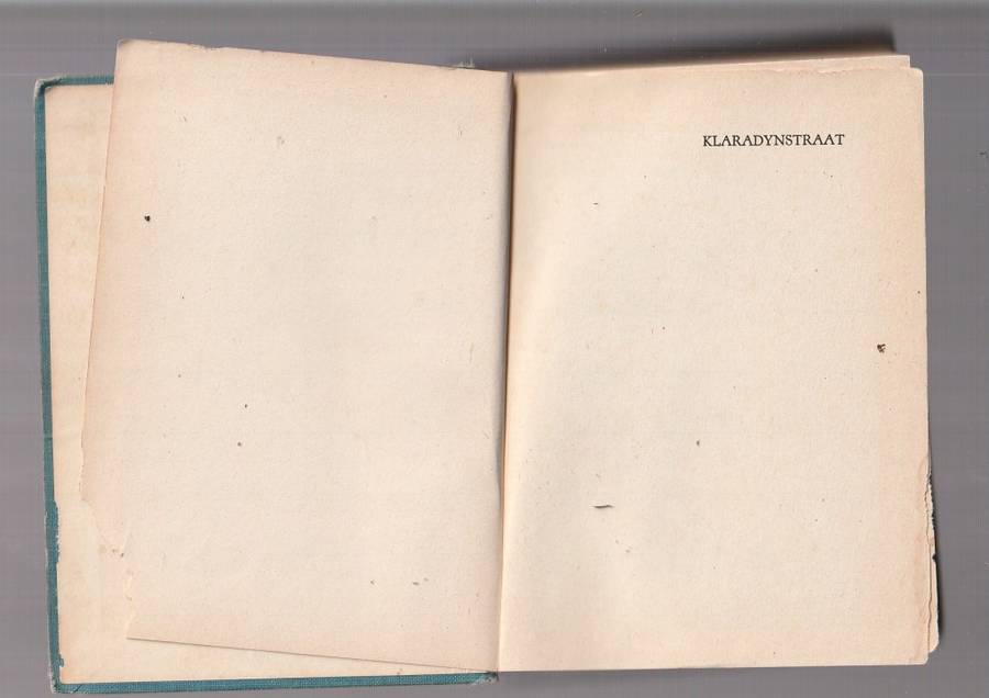 Klaradyn Straat - Mikro - 1947 (b) geteken deur skrywer H Kuhn