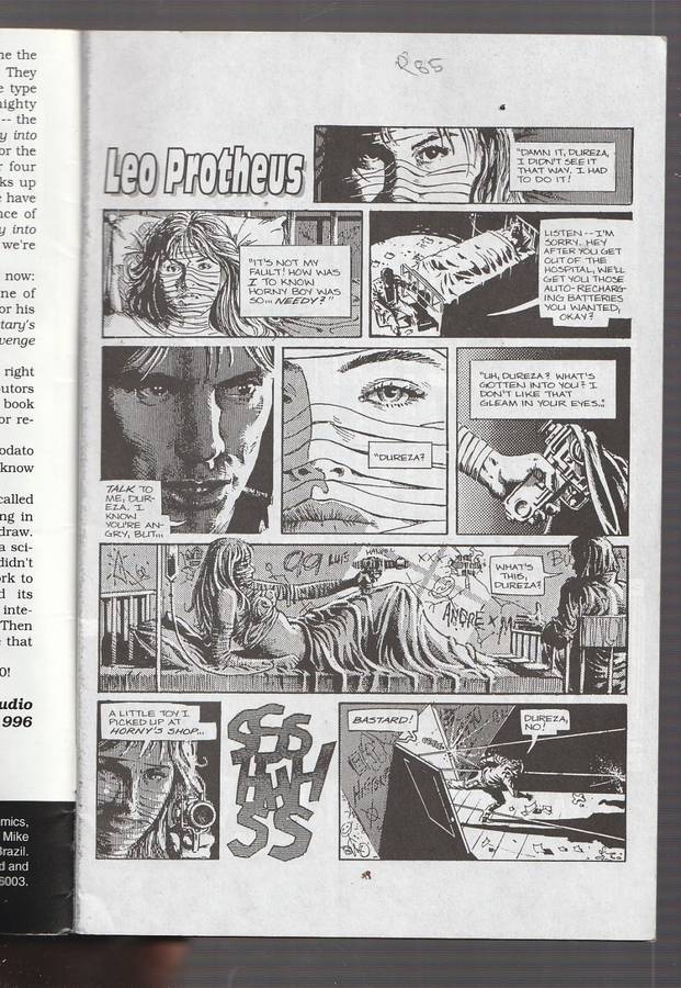 Protheus no 2 - Modern era sci-fi comic 1996